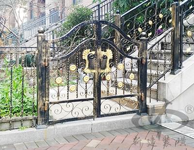 歐式復古鐵藝庭院大門